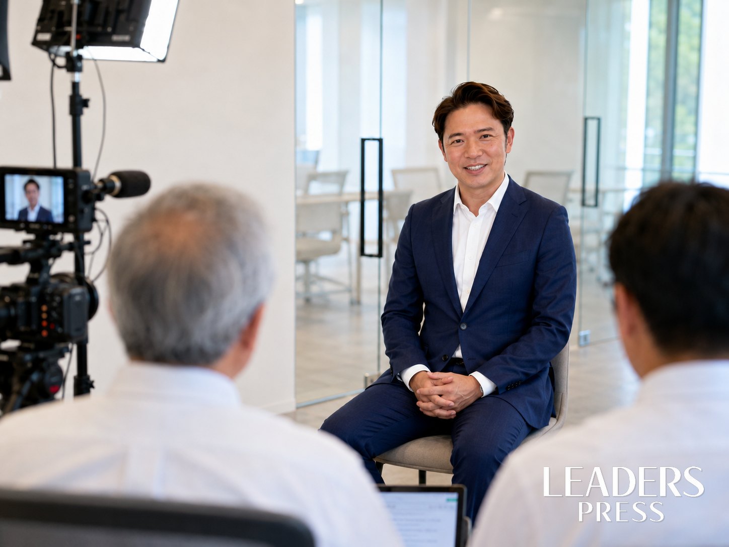 取材に応じる堀川拓郎氏